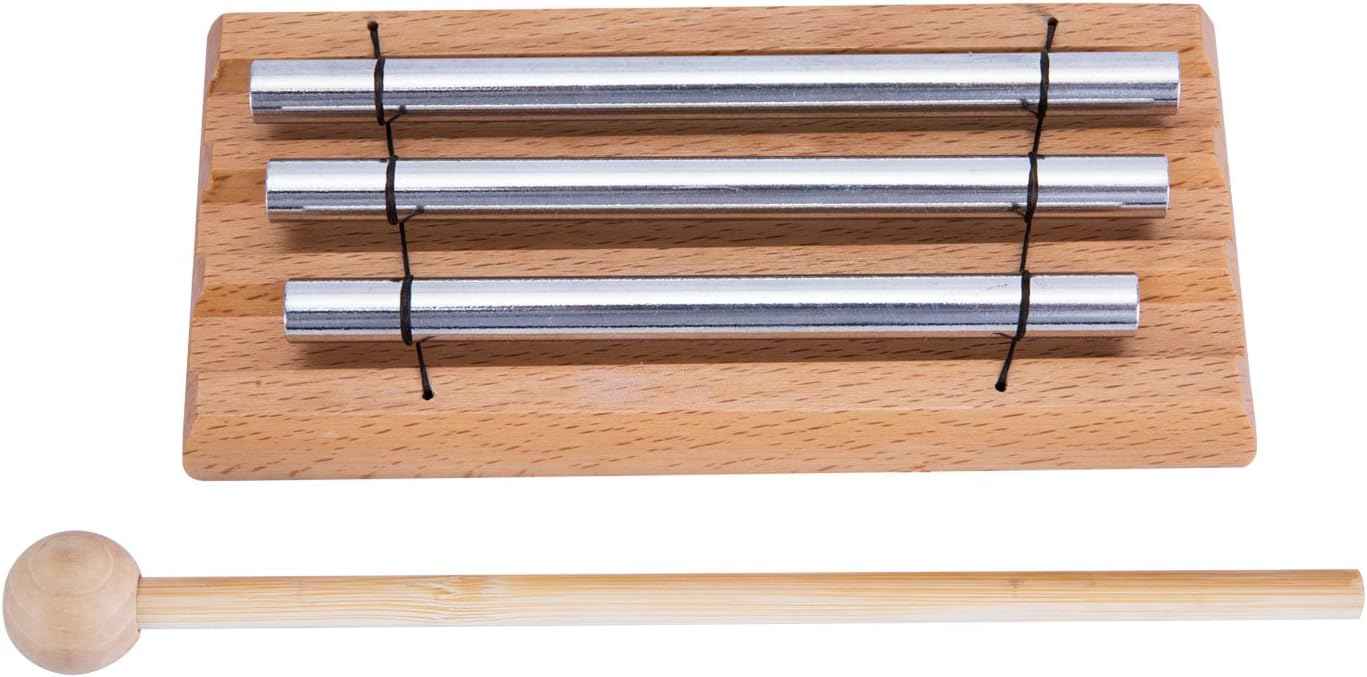 Three Tone Chime For Mindfulness Meditation, Relaxation, Stress & Anxiety Relief, Chakra Healing, Yoga, Teachers' Classroom Chime