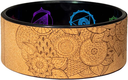 Enlighten Yoga Wheel - Great for Adding Active Strength and Flexibility to Your Exercise and Yoga Practice