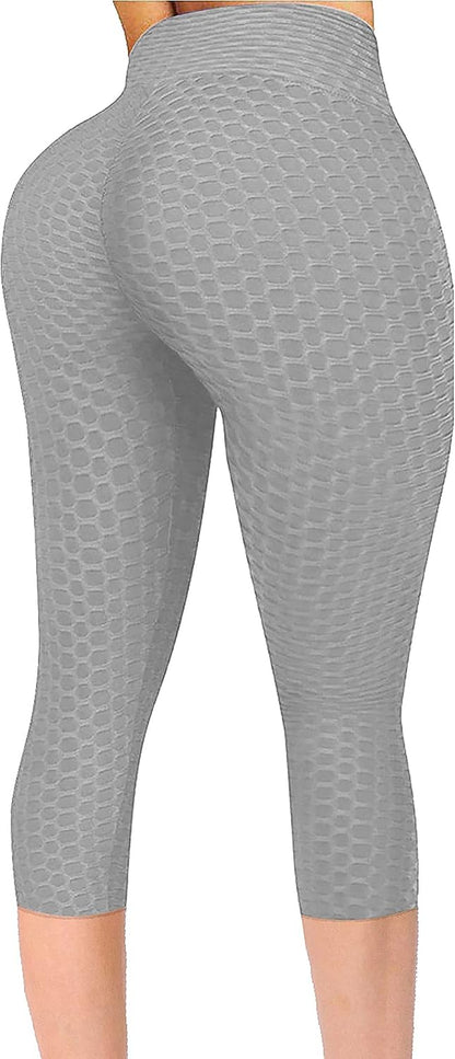 JGS1996 Butt Lifting Leggings for Women Tummy Control Workout Yoga Pants High Waisted Scrunch Booty Gym Tights