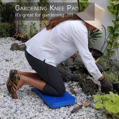 Dimple Thick Kneeling Pad | Garden Pad for Gardening | Kneeling Pad for Work | Garden & Bathtub Kneeler for Baby Bath | Kneeling Mat for Exercise & Yoga (XL) 17.8 x 11, Thickest 1-½"(2 Pack, Blue)