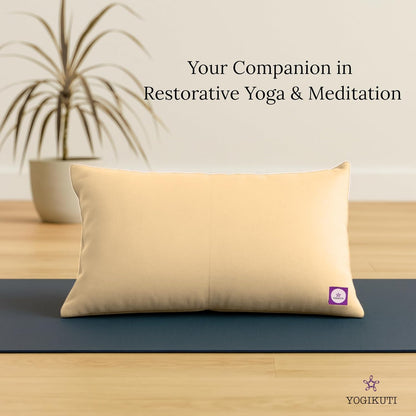 Yoga Pillow, Yoga Pillow for Meditation Practices, Versatile Meditation Bolster, Comfortable Floor & Kneeling Pillow, Iyengar yoga pilow - Comfort for Every Practice