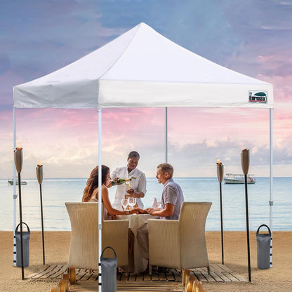 Eurmax USA 125LBS 4-Pack Universal Canopy Weights, Secure Wind Protection to Prevent Tipping, Easy Wrap-Around Installation Heavy Duty Sandbags (Without Sand), Fits All Instant Shelter Legs,Blue
