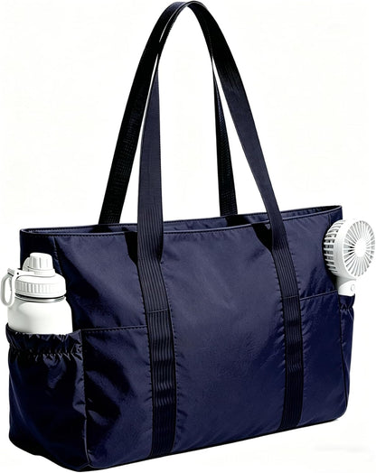 Tote Bag for Women, 26L Capacity Travel Purses Work Bag, Small Zipper Tote Bag for Travel Nurse Gym Teacher