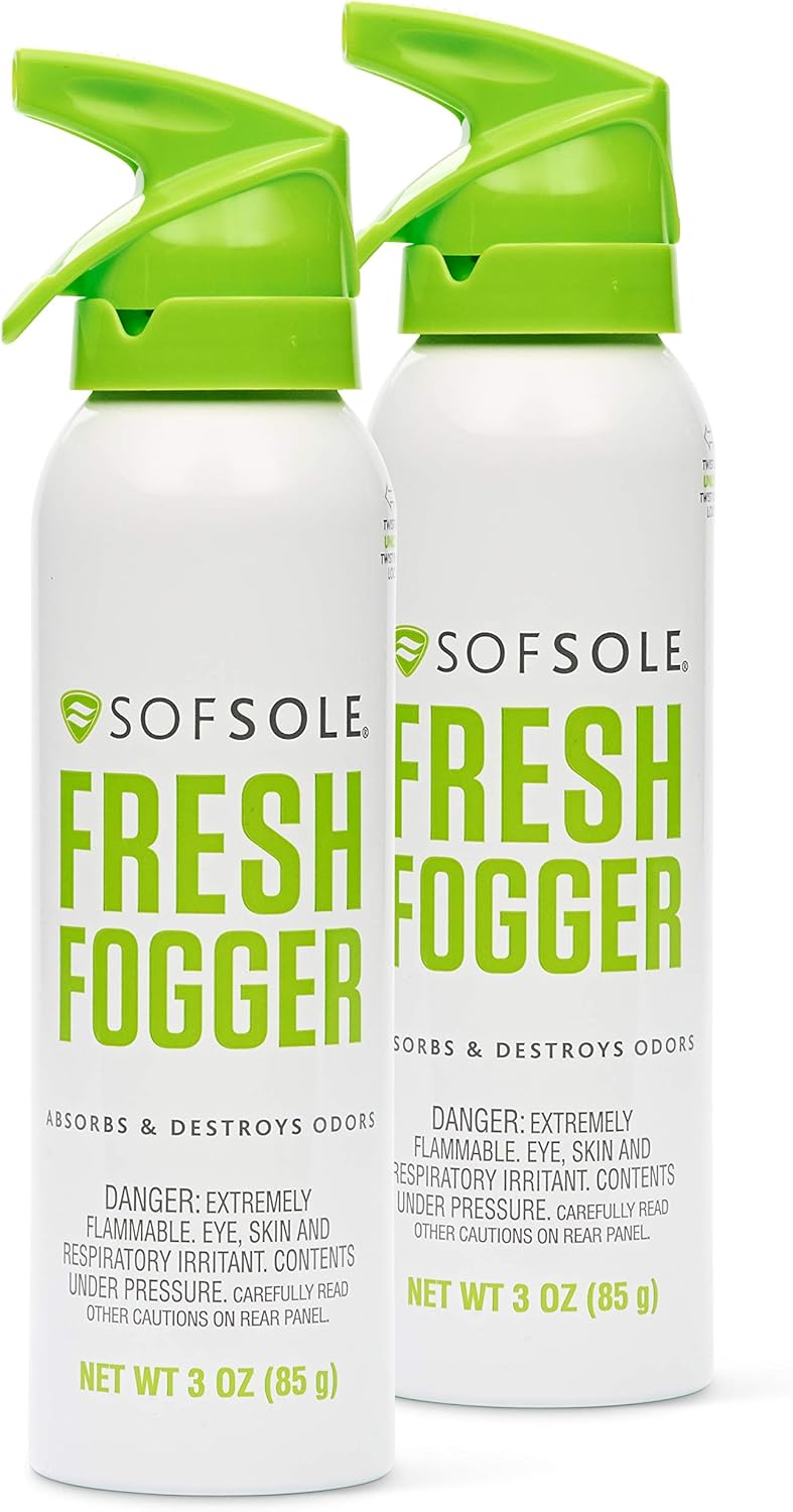 Sof Sole Fresh Fogger Shoe, Gym Bag, and Locker Deodorizer Spray