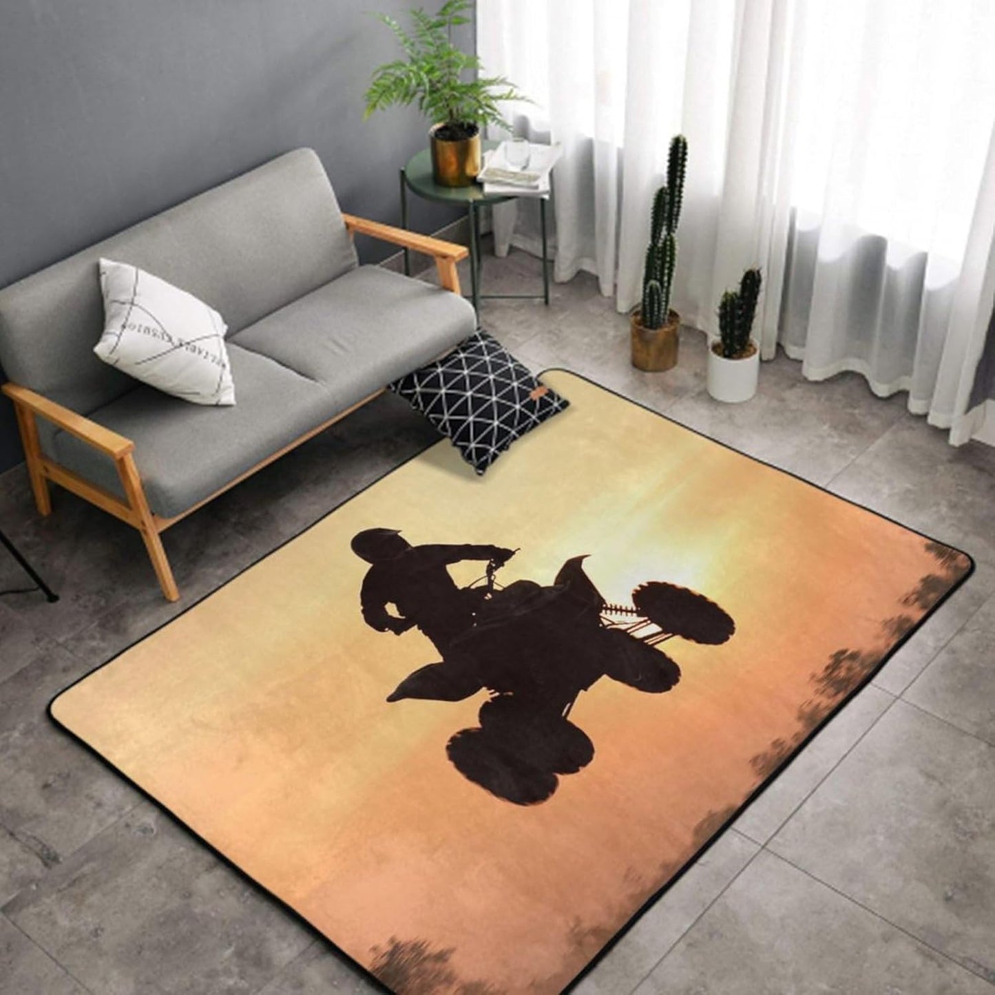 Comfortable Memory Foam Area Rugs with Anti-Skid Rubber Backing, Gold Freemason Freemasonry Masonic Yoga Mat Indoor Entryway Mat for Bedroom Livingroom Sitting Room Home Art