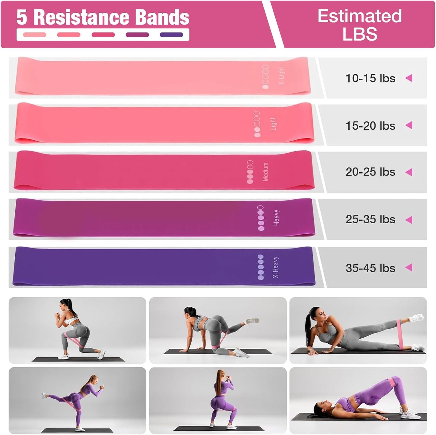 ASIEIT 13 PCS Pilates Kit for Women, Home Pilates Equipment with 5 Resistance Bands, 14'' Magic Circle, Pilates Ball and Ring, Compact Workout Set for Home Workout, Strength and Flexibility