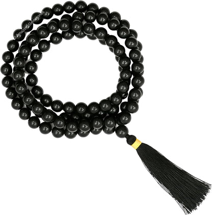 Amazing Gemstone 108 Beads Handmade Mala (Knotted, Rudraksha) - Colors A