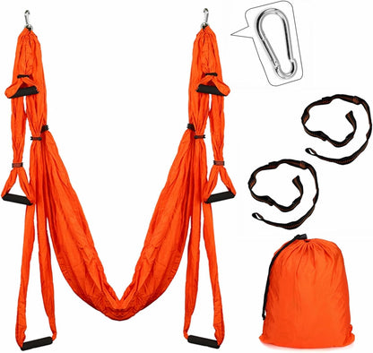 Aerial Yoga Hammock 250x150cm/98.43x59in Parachute Fabric Swing for Inversion Fitness