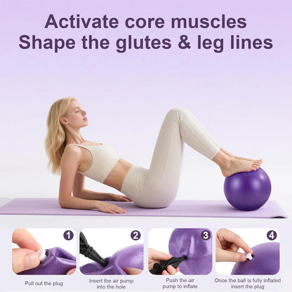 Pilates Kit, Home Pilates Equipment Set with Pilates Ring, Pilates Ball and 5 Resistance Bands, Core Strength Training Workout Kit for Flexibility & Muscle Toning