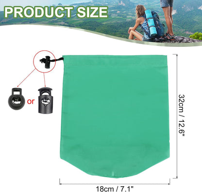 PATIKIL Stuff Sack, Waterproof Outdoor Storage Sack Portable Drawstring Dust Flap Bags Lightweight Sleeping Bag for Camping Hiking Travel
