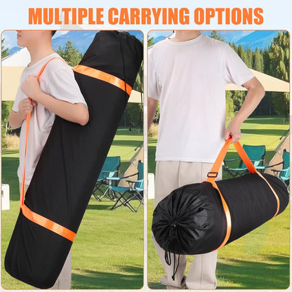 TOBWOLF Extra Large Portable Chair Bag, 51"x11" Folding Camping Chair Storage Bag with Shoulder Strap, Heavy Duty Carrying Sack for Foldable Outdoor Lawn Fishing Chairs, Hammock, Tent, Yoga Mat