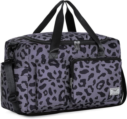 FIORETTO Women's Gym Duffle Bag with Shoes Compartment, 30L Capacity, Ideal for Travel, Gym, Sports, Duffel, Weekender