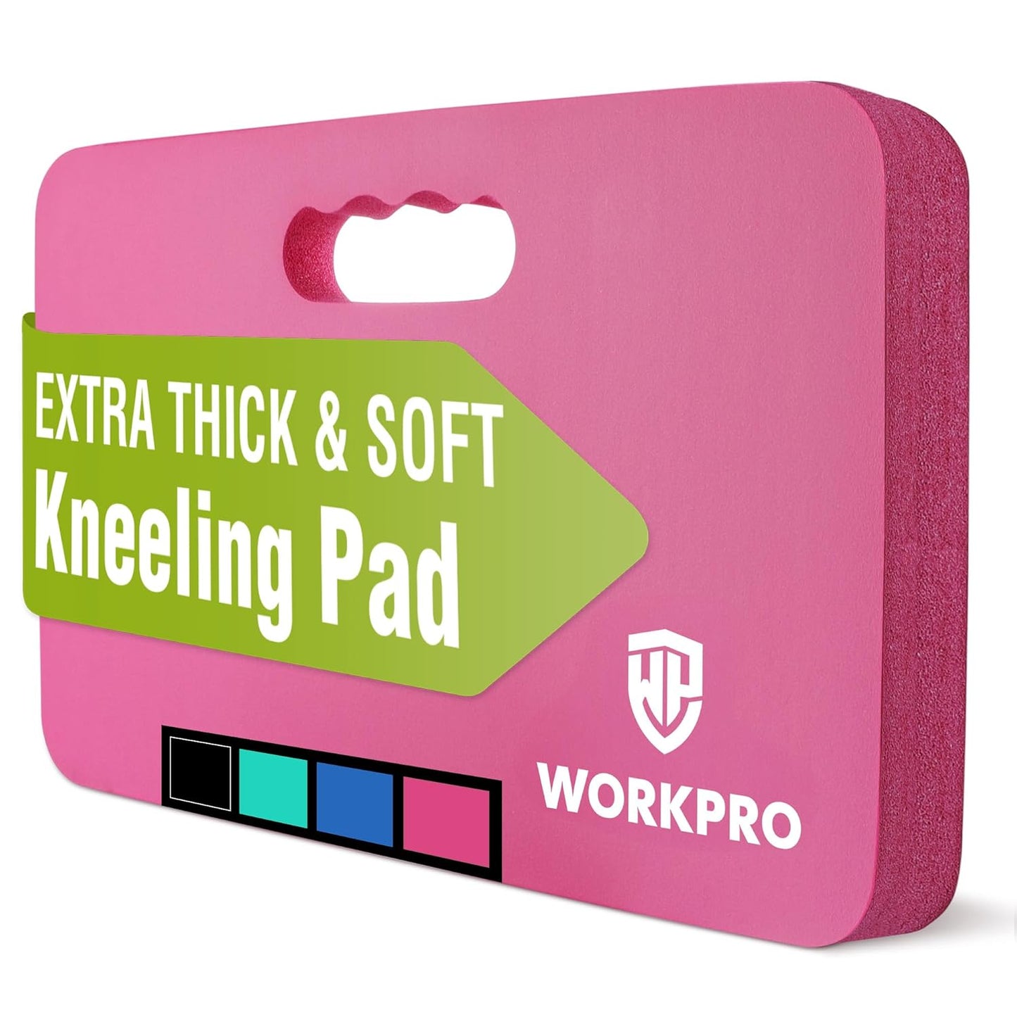 WORKPRO Extra Thick Kneeling Pad, Soft NBR Foam Cushioning for Knee, Large Foam Kneeler Mat for Gardening, Bathing Baby, Exercise, Workout Supplies, 17.5 x 11 x 1.5 in, Black