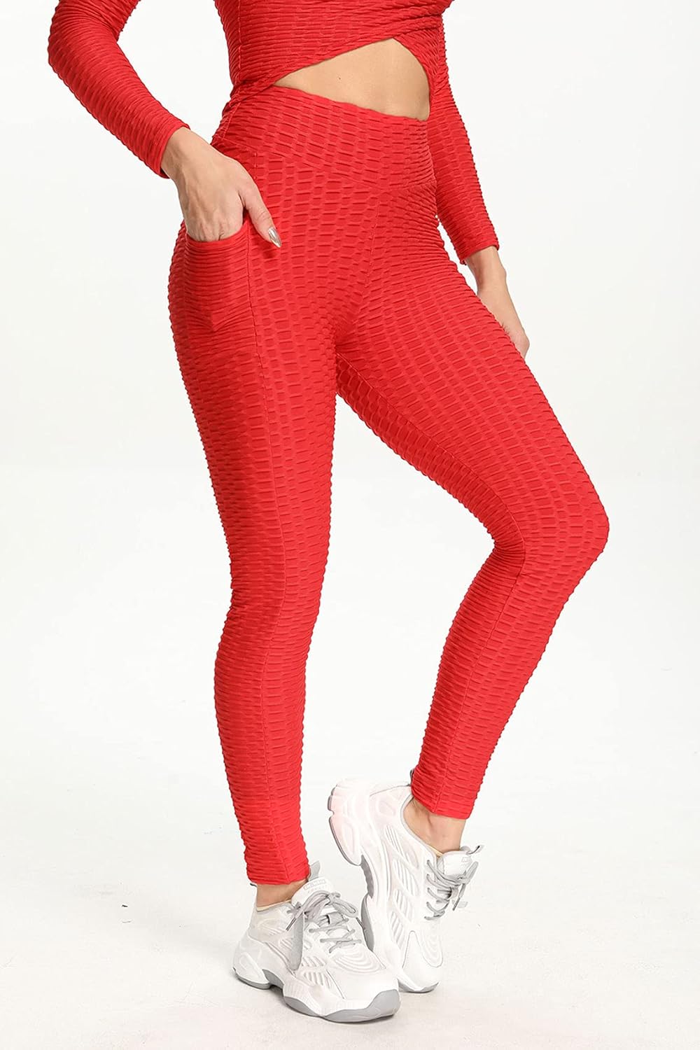 JGS1996 Butt Lifting Leggings for Women Tummy Control Workout Yoga Pants High Waisted Scrunch Booty Gym Tights