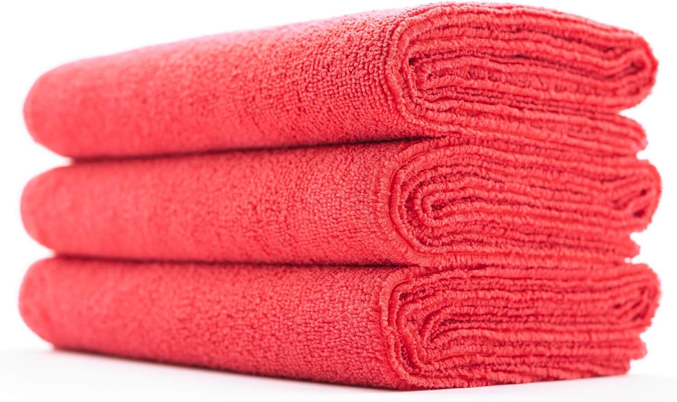 The Rag Company - Sport & Workout Towel - Gym, Exercise, Fitness, Spa, Ultra Soft, Super Absorbent, Fast Drying Premium Microfiber, 320gsm, 16in x 27in, Lavender - Pack of 3