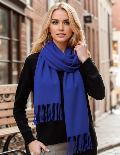Women's Scarf Pashmina Shawls and Wraps for Evening Dress Wedding Bridal Bridesmaid Winter Warm Long Large Scarves - Colors A