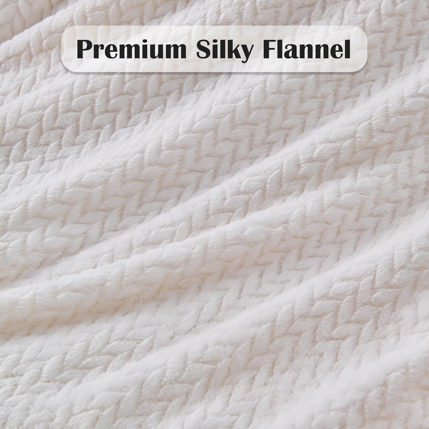 NEWCOSPLAY Super Soft Throw Blanket Light Purple Premium Silky Flannel Fleece Leaves Pattern Lightweight Bed Blanket All Season Use (Light Purple, Throw(50"x60")) - Colors A