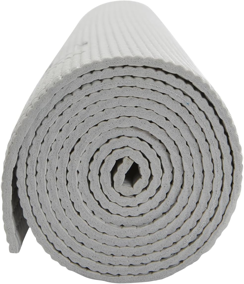 Everyday Yoga Deluxe Mat, Spacious 72"x24" Non-Slip Yoga Mat for Comfortable Home Workouts, 3-5mm Extra Thick