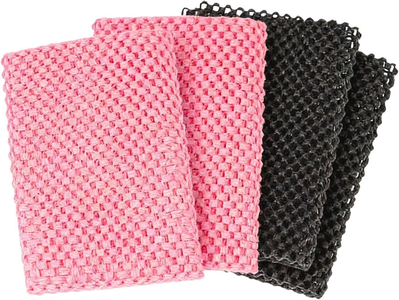 Pilates Mat Set, Non Slip Hand Grip Pads, 4 Piece Compact Training Kit, EVA Foam Anti Sweat Texture Build, Gym Workout Support Accessory, Yoga Pull Up Fitness Weight Training Indoor 11.8x7.8 inches