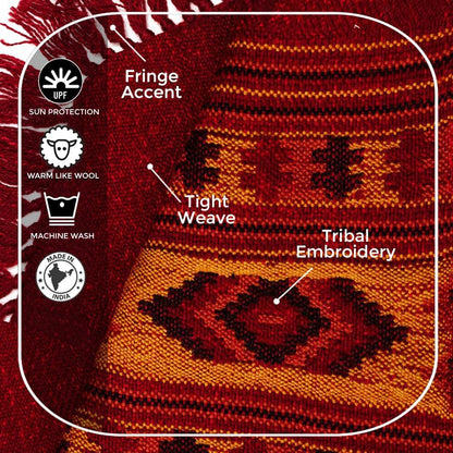 Meditation Shawl or Blanket, Exotic Shawl/Wrap, Oversize Scarf or Stole. Unisex