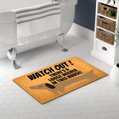 MELODADDY Funny Welcome Doormat Front Door Decor Rugs with Rubber Back 30"(L) x 18"(W) Personalized Matt Outside Entrance (Leave Your Worries At the Door Yoga Meditation Namaste)