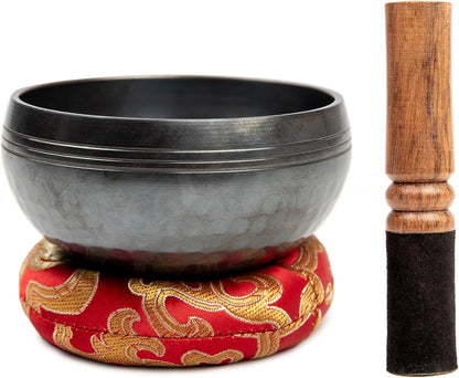 Tibetan Singing Bowl Set Brass - Master Healing Grade - Authentic Handcrafted Sound Bowl by Himalayan Bazaar