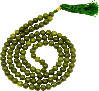 Amazing Gemstone 108 Beads Handmade Mala (Knotted, Rudraksha) - Colors B