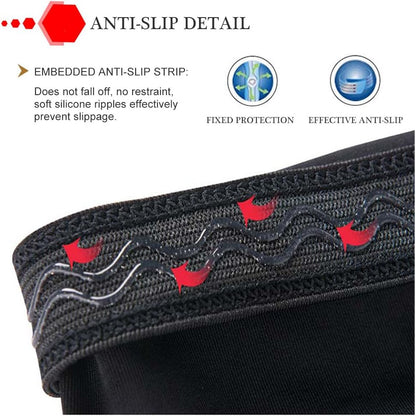 SZKANI Knee Pads Compression Leg Sleeve Knee Sleeve for All Sports Wrestling Protector Gear, 1 Pair of Knee Paded