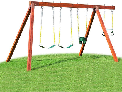 SELEWARE Heavy Duty 180° Swing Hangers, Stainless Steel Eye Screw Bracket, 1800 LB Capacity Playground Yoga Hammock Rope Tire Web Chair Sandbag Punching Bag Porch Swing Sets (6 Pack)