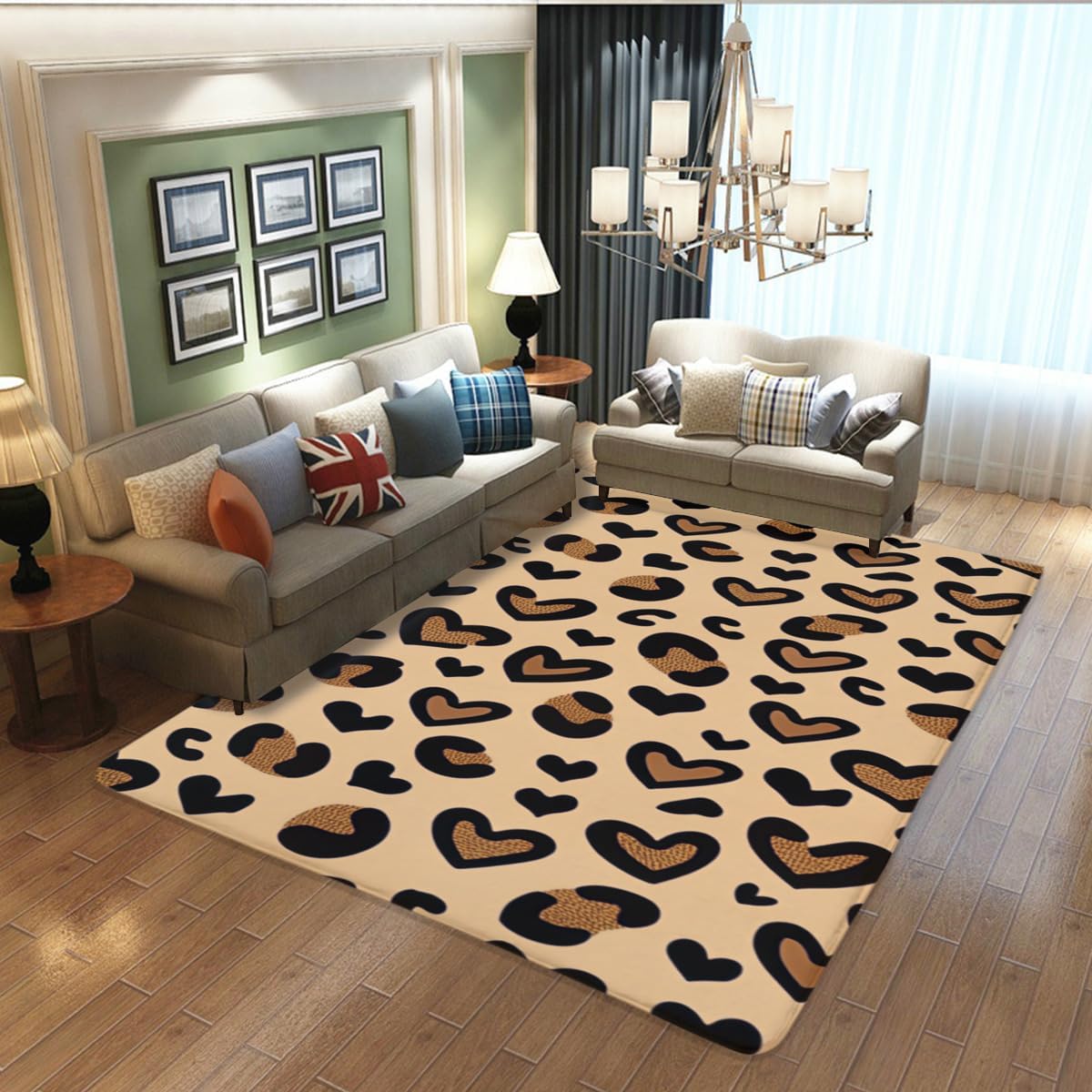Butterfly Carpet Area Rug - Lovely Butterflies Printed Carpets for Kids Butterfly Theme Living Room Indoor Bedroom Decor Soft Polyester Yoga Mat 2'x3'