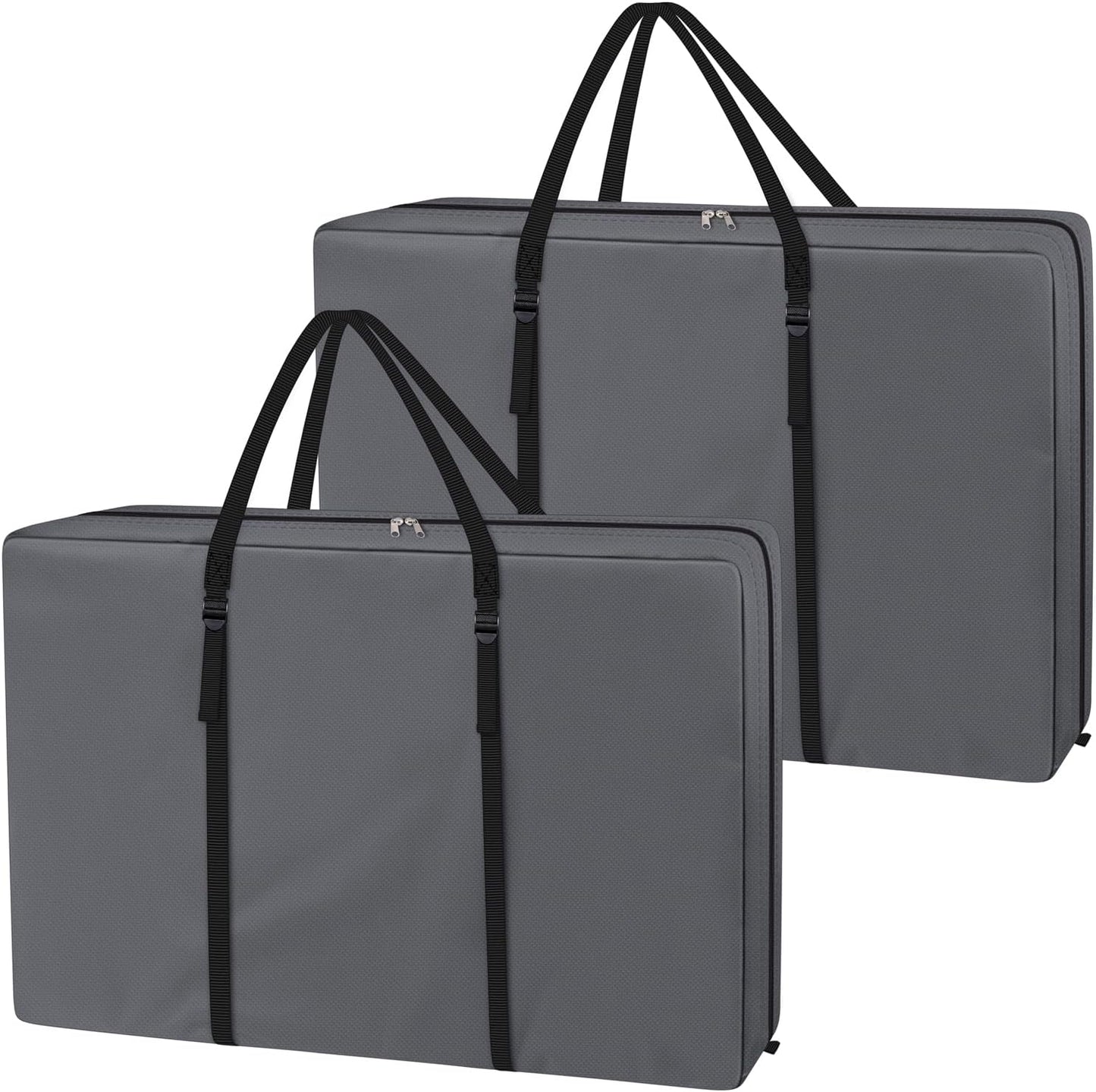 Explore Land Heavy Duty Chair Storage Bag for Folding Longue Zero Gravity Light Weight Transport Folding Rollator Walker (Black)