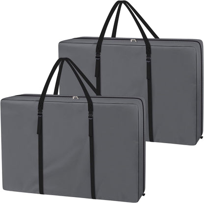 Explore Land Heavy Duty Chair Storage Bag for Folding Longue Zero Gravity Light Weight Transport Folding Rollator Walker (Black)