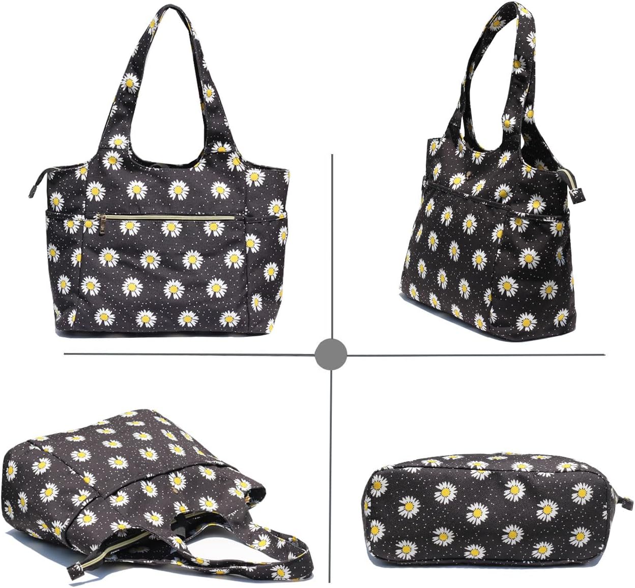 ESVAN Yoga Tote Bag Mat bag Women Shoulder Bags Carryall Tote for Travel Office Workout Gym Nurse Beach
