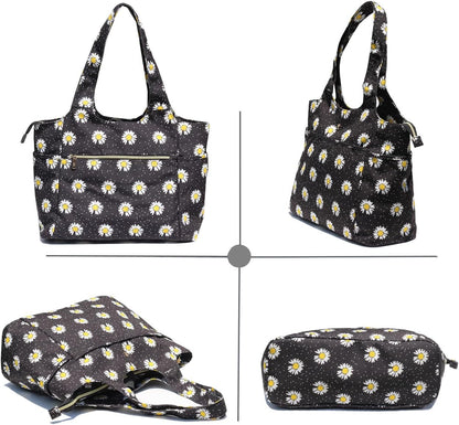 ESVAN Yoga Tote Bag Mat bag Women Shoulder Bags Carryall Tote for Travel Office Workout Gym Nurse Beach