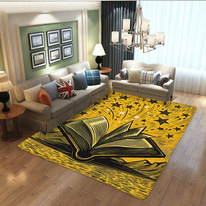 Butterfly Carpet Area Rug - Lovely Butterflies Printed Carpets for Kids Butterfly Theme Living Room Indoor Bedroom Decor Soft Polyester Yoga Mat 2'x3'