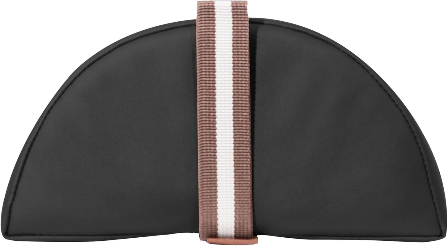 Master Massage 9"x26" Semi-round Massage Bolster -black