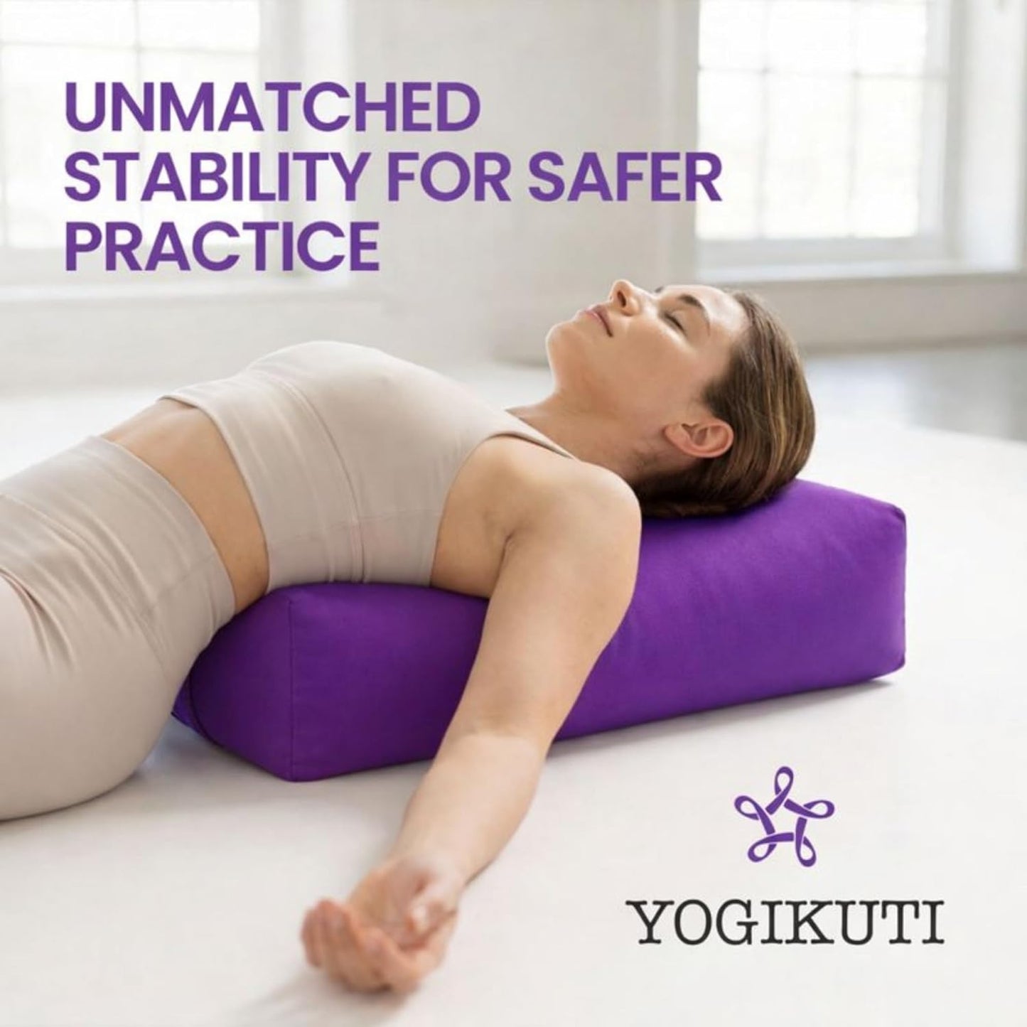 Rectangular Cotton Yoga Bolster, Yoga Pillow, Yoga Cushion, Yin yoga Bolster, Iyengar yoga bolster