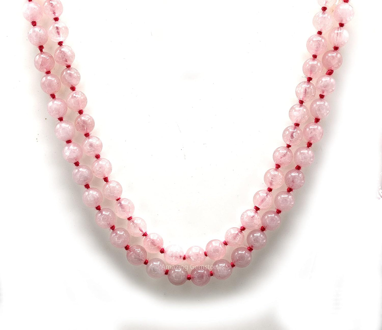 Amazing Gemstone 108 Beads Handmade Mala (Knotted, Rudraksha) - Colors B