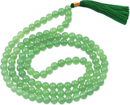 Amazing Gemstone 108 Beads Handmade Mala (Knotted, Rudraksha) - Colors A