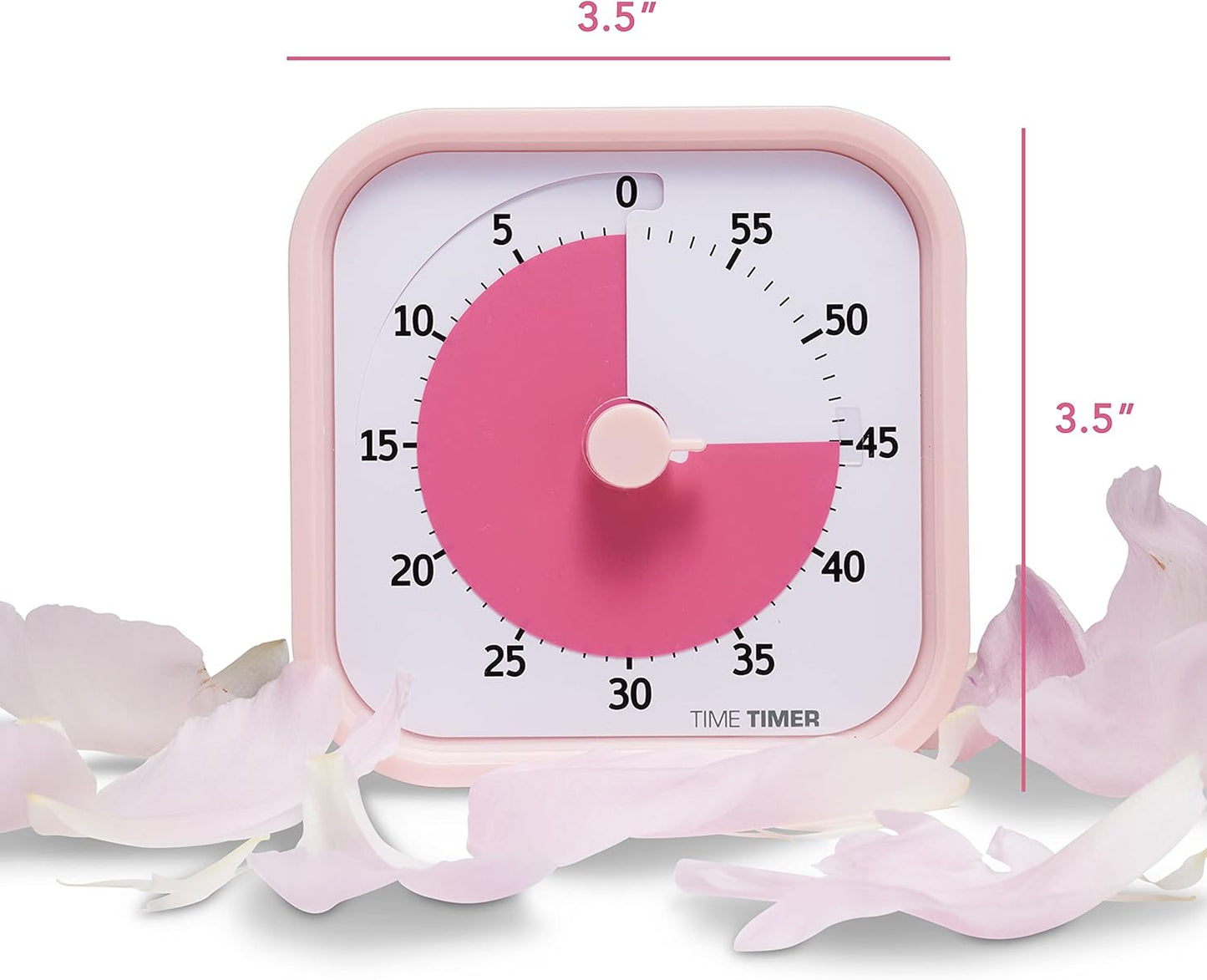 TIME TIMER Home MOD – 60-Minute Visual Timer, Home Edition, Silent Operation, for Homeschool Supplies, Study, Office & Meetings (Fern Green)
