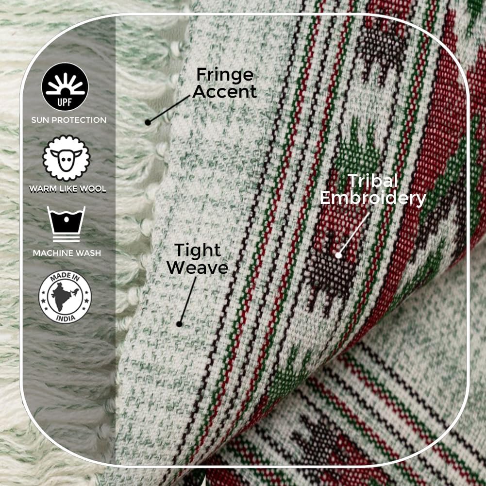 Meditation Shawl or Blanket, Exotic Shawl/Wrap, Oversize Scarf or Stole. Unisex