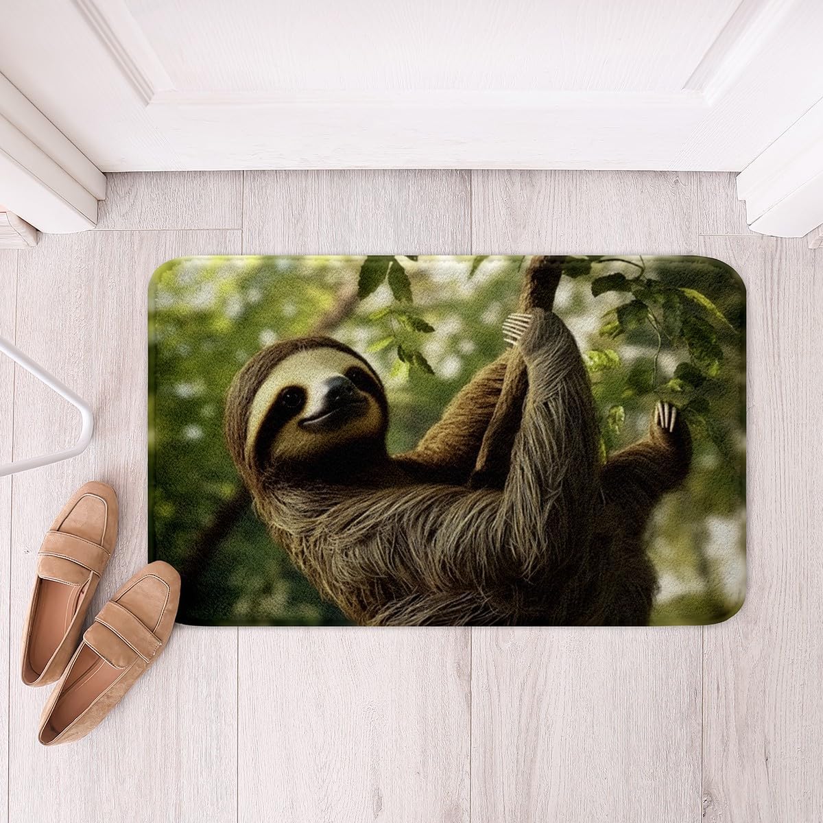 Erosebridal Yoga Bathroom Rugs Gradient Bath Mat,Meditation 20"X 32" Doormats Floor Mats for Kids Boys Girls Teens Lotus Art Non Slip Bath Rug