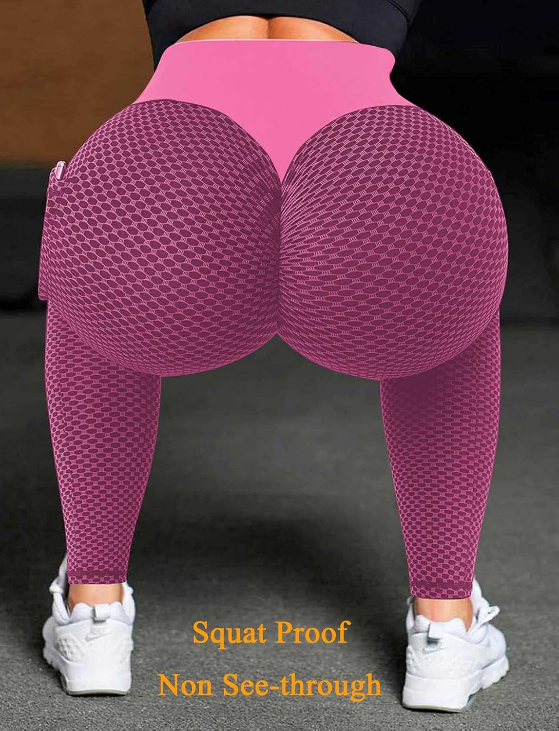 JGS1996 Butt Lifting Leggings for Women Tummy Control Workout Yoga Pants High Waisted Scrunch Booty Gym Tights