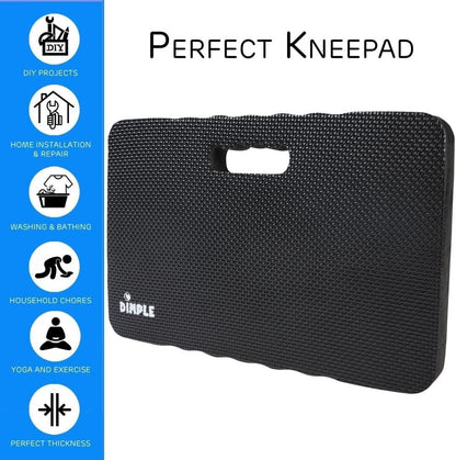 Dimple Thick Kneeling Pad | Garden Pad for Gardening | Kneeling Pad for Work | Garden & Bathtub Kneeler for Baby Bath | Kneeling Mat for Exercise & Yoga (XL) 17.8 x 11, Thickest 1-½"(2 Pack, Blue)