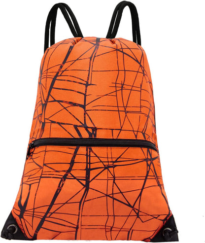 HOLYLUCK Drawstring Backpack Bag Sport Gym Sackpack - Colors B