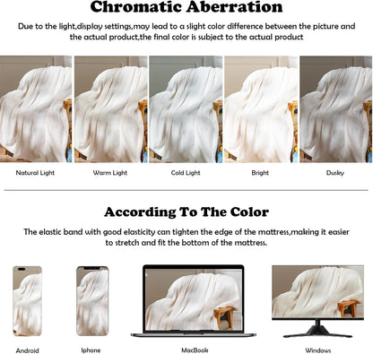 NEWCOSPLAY Super Soft Throw Blanket Light Purple Premium Silky Flannel Fleece Leaves Pattern Lightweight Bed Blanket All Season Use (Light Purple, Throw(50"x60")) - Colors A