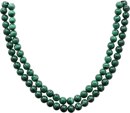 Amazing Gemstone 108 Beads Handmade Mala (Knotted, Rudraksha) - Colors A
