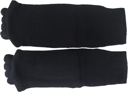 Women Toe Separator Socks Toeless Foot Alignment Socks for Yoga GYM Massage Pain Relief Improves Circulation Stretchy