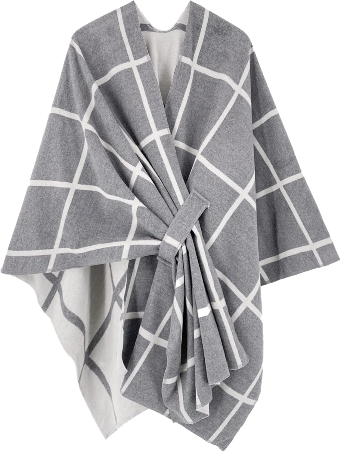 Moss Rose Women's Shawl Wrap Poncho Ruana Cape Open Front Cardigan Shawls for Spring Fall Winter