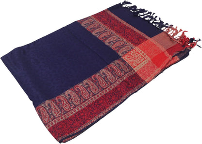 Handloom Wool Meditation Shawl, Oversized Wrap Throw, Gift for Men and Women